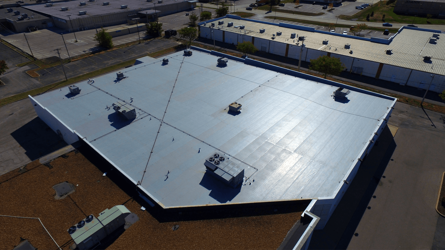single ply commercial roof